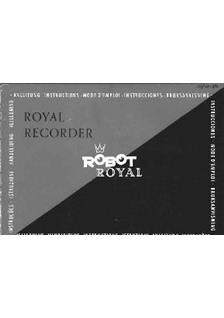 Robot Royal 24 manual. Camera Instructions.